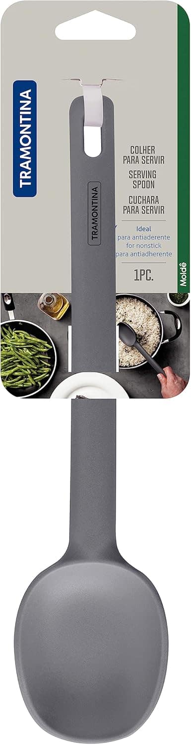 Colher de Servir Molde em Silicone Cinza Tramontina - 258111... - Image 2