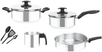 Jogo De Panelas 07 Peças Tampa