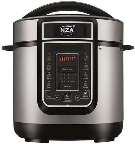 Panela Elétrica de Pressão NZA, 5 Litros, Digital, Multifunç...