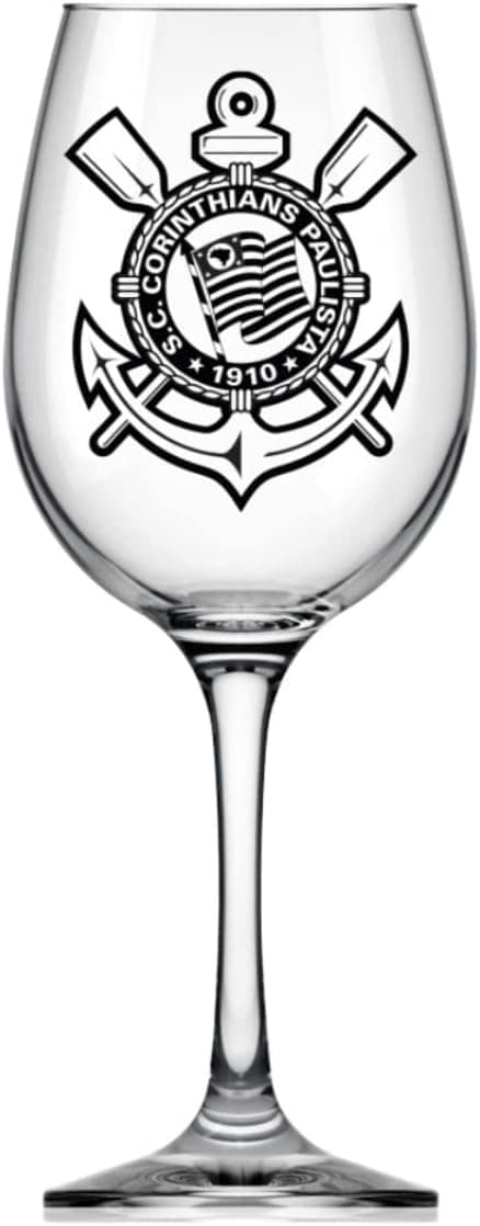 Taça de Vinho Grande Drinks 490ml em Vidro Cristal Corinthia... - Image 2