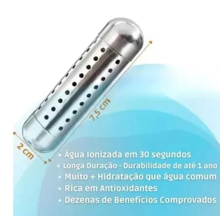 Bastão Purificador e Ionizador de Água, Alcalino com Hidrogê... | É bom mesmo? Descubra antes de comprar - Image 3