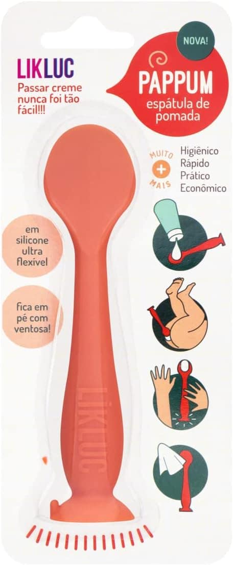 Likluc Espátula Para Pomada Pappum Vermelho