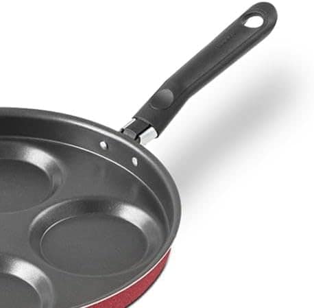 Frigideira 4 ovos Brinox Garlic 26x8cm vermelha - Image 3