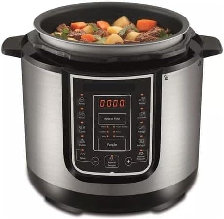 Panela Elétrica de Pressão NZA, 5 Litros, Digital, Multifunç... - Image 6
