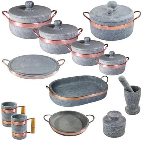 Jogo de Panelas Pedra Sabão Premium Exclusivo 11 peças - Image 2