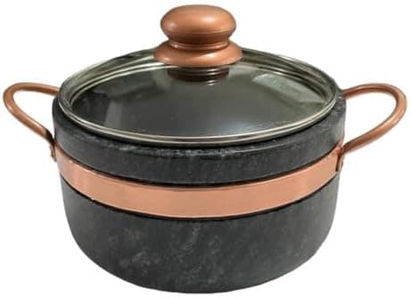 Jogo de Panelas de Pedra Sabão Tampa de Vidro 1,5, 2 e 3 Lit... - Image 2