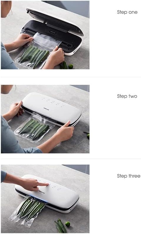 Máquina seladora a vácuo com 10 unidades de sacos seladores ... - Image 3