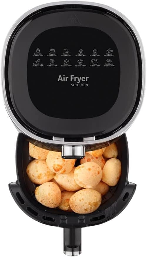 Fritadeira Elétrica Air Fryer 3,5L 1500W 220V Preto Multi - ... | É bom mesmo? Descubra antes de comprar - Image 6