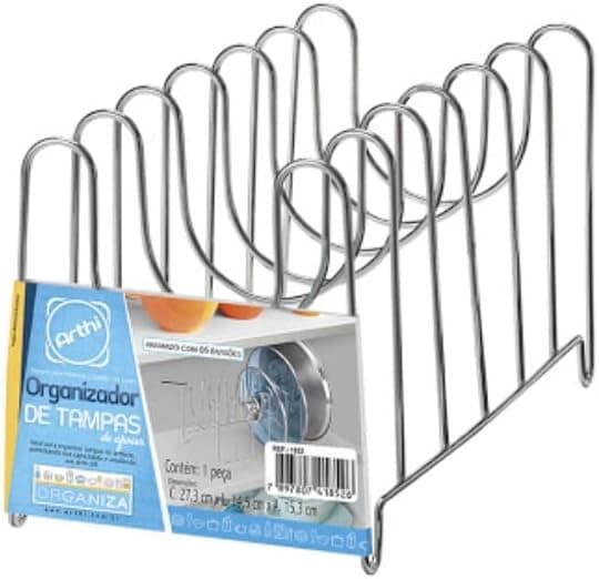 Organizador de Tampas Arthi | Otimização de Espaço | Pratici...
