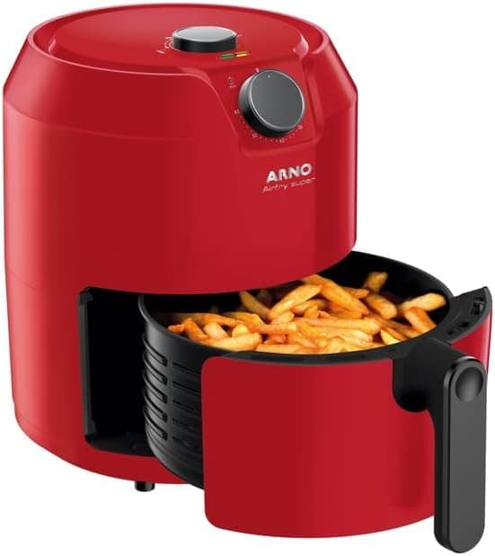 Fritadeira sem Óleo Arno Airfry Super Vermelha 127V - RFRY | É bom mesmo? Descubra antes de comprar