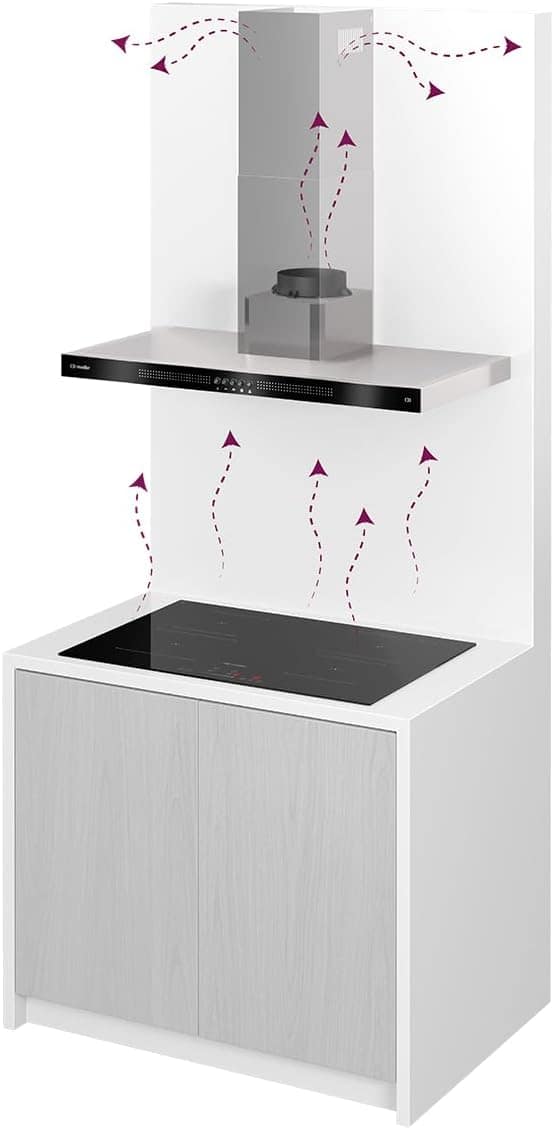 Coifa de Parede Mueller Plana 90cm Inox MCP90K 220V - Image 8