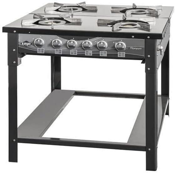 Fogão Titanyum Esmaltado Industrial - 4 Bocas