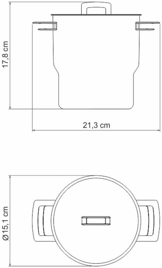 Cuscuzeira Tramontina Brava Em Aço Inox Com Alças E Tampa 14... - Image 5