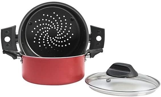 Cozi Vapor com Tampa, Brinox, Especiarias 7102/150, Vermelho... - Image 3