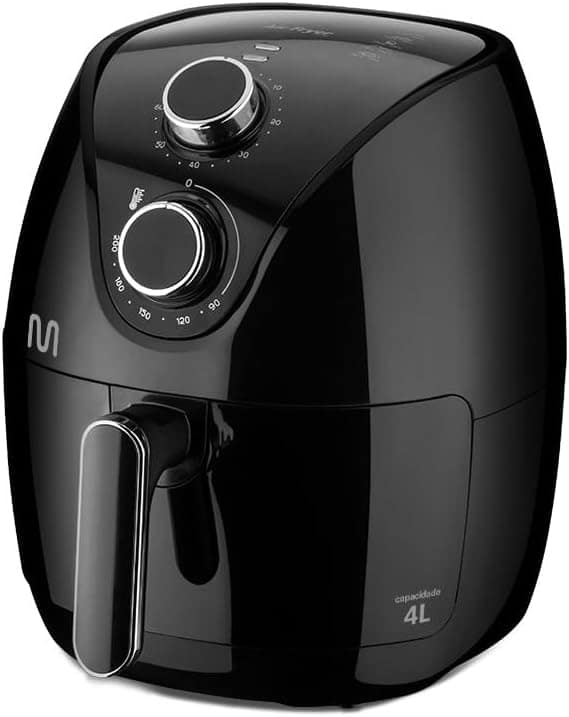 Fritadeira Elétrica Air Fryer 4 Litros 1500w 220v Preta Mult... | É bom mesmo? Descubra antes de comprar