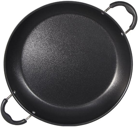 Paella Tacho N32 Antiaderente com Tampa Vidro + Colher Rose - Image 2