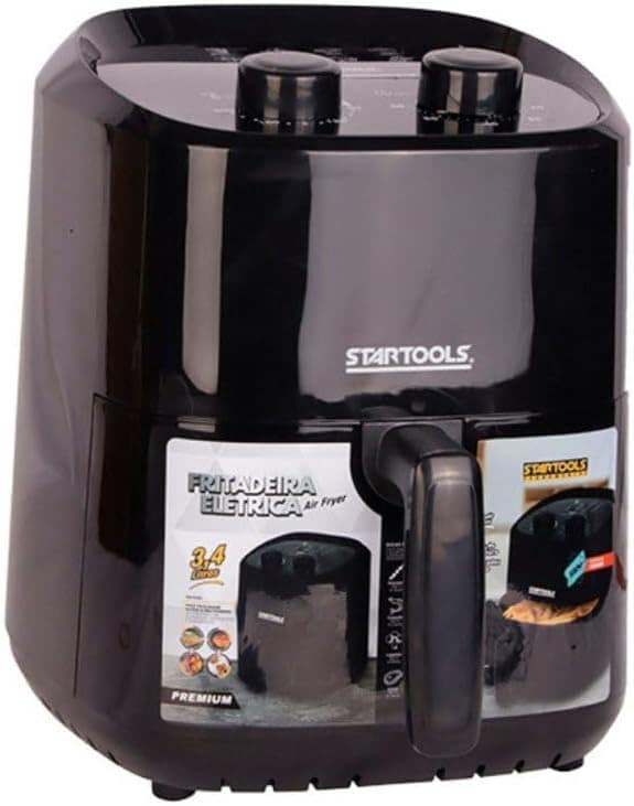 Fritadeira Elétrica Air Fryer Preto 127V 3,4 Litros, Control... | É bom mesmo? Descubra antes de comprar