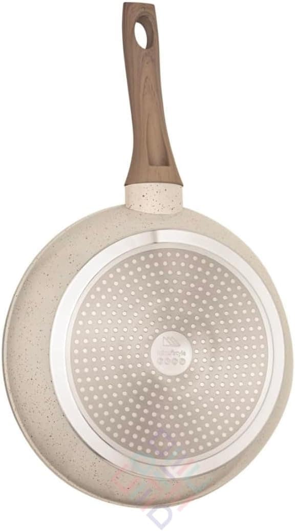 Frigideira Cerâmica Antiaderente Marmol Bege 24cm 4mm Fundo ... - Image 6