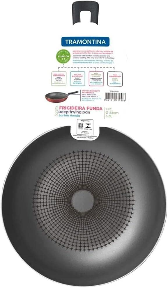 Frigideira Funda Tramontina Loreto em Alumínio com Revestime... - Image 3