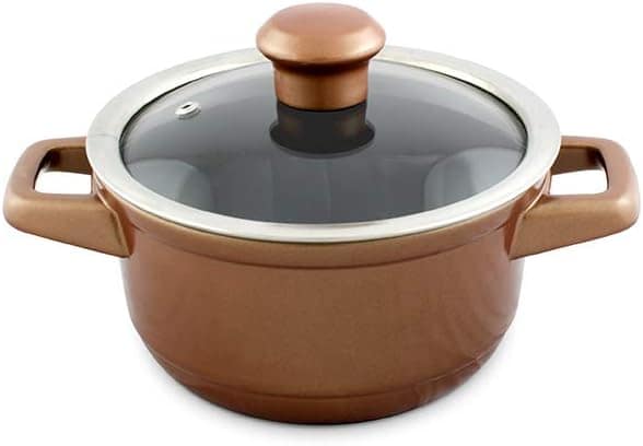 Ceraflame Caçarola de Cerâmica Duo 16cm 1,1 Litros Cobre -