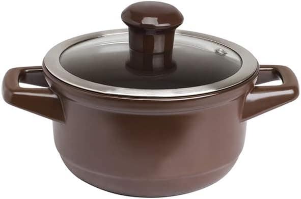 Ceraflame Caçarola de Cerâmica Duo 16cm 1,1 Litros Chocolate