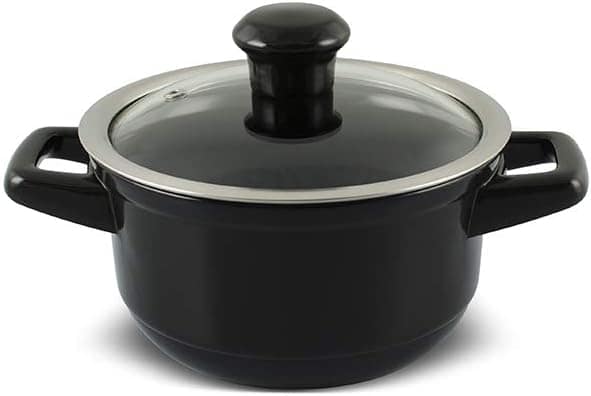 Ceraflame Caçarola de Cerâmica Duo 16cm 1,1 Litros Preto -