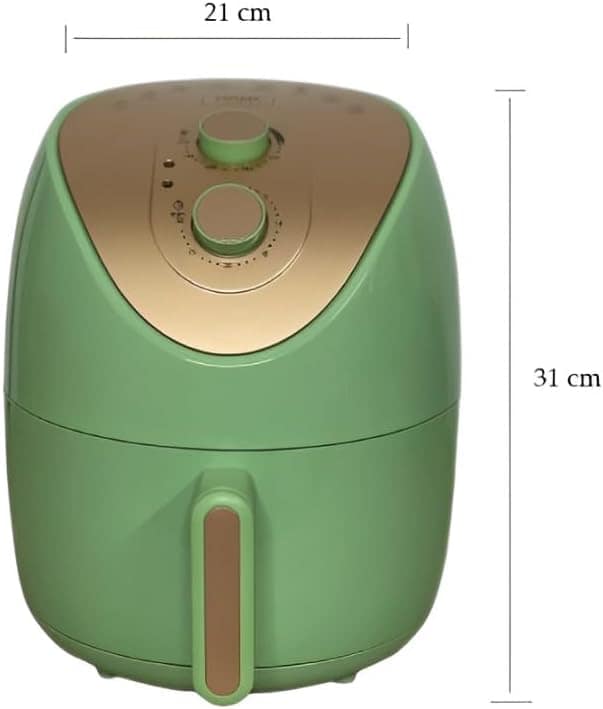 Fritadeira Air Fryer Home Land 4L 127V - Coloridas (Verde) | É bom mesmo? Descubra antes de comprar - Image 2