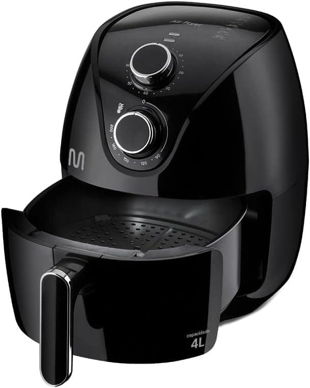 Fritadeira Elétrica Air Fryer 4 Litros 1500w 220v Preta Mult... | É bom mesmo? Descubra antes de comprar - Image 2