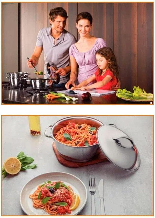 Caçarola Funda com Fundo Triplo Tramontina Inox 24Cm, CACARO... - Image 3