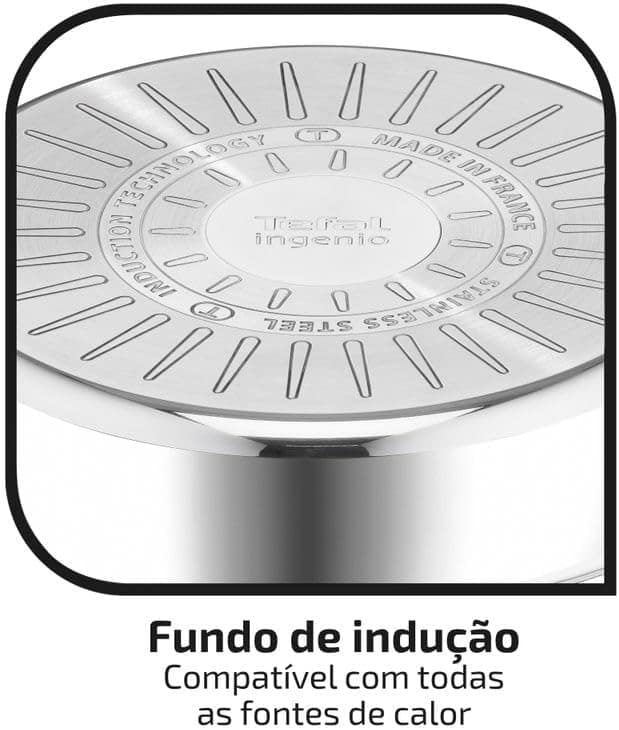 Jogo de Panelas Tefal Ingenio 4 Peças com Cabo Removível - Image 4