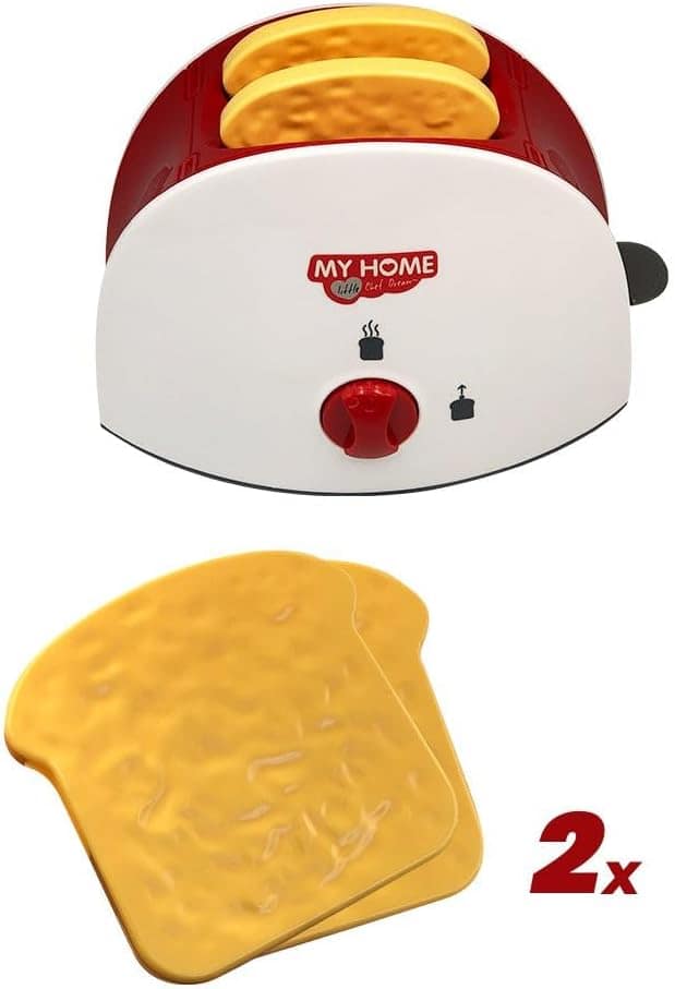 Torradeira de Brinquedo com 2 Pães - My Home - Image 4