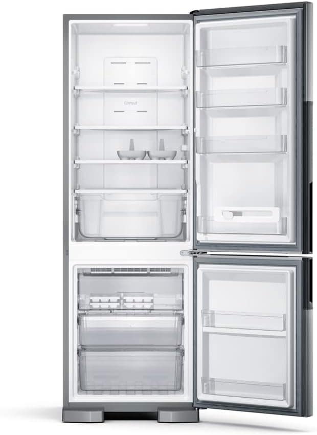 Geladeira Consul Frost Free Duplex 397 litros Evox com freez... - Image 3