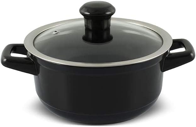 Ceraflame Caçarola de Cerâmica Duo 18cm 1,5 Litros Preto