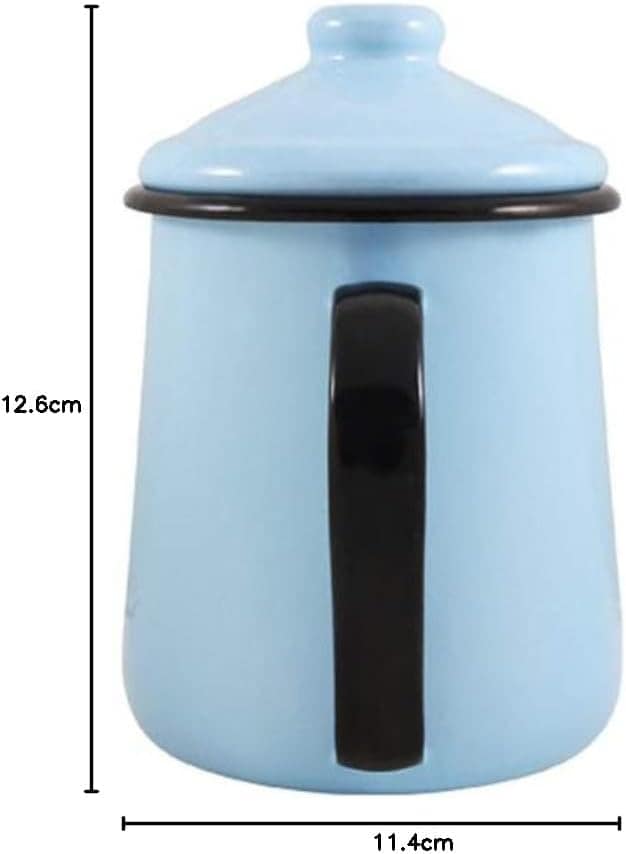 Leiteira Tradicional 12 Esmaltada Azul claro - 1100 ml - Ewe... - Image 3