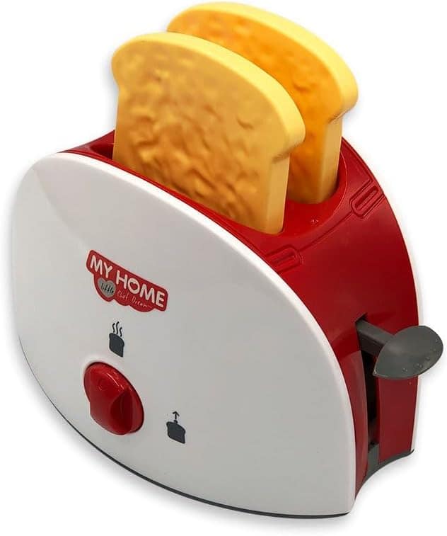 Torradeira de Brinquedo com 2 Pães - My Home