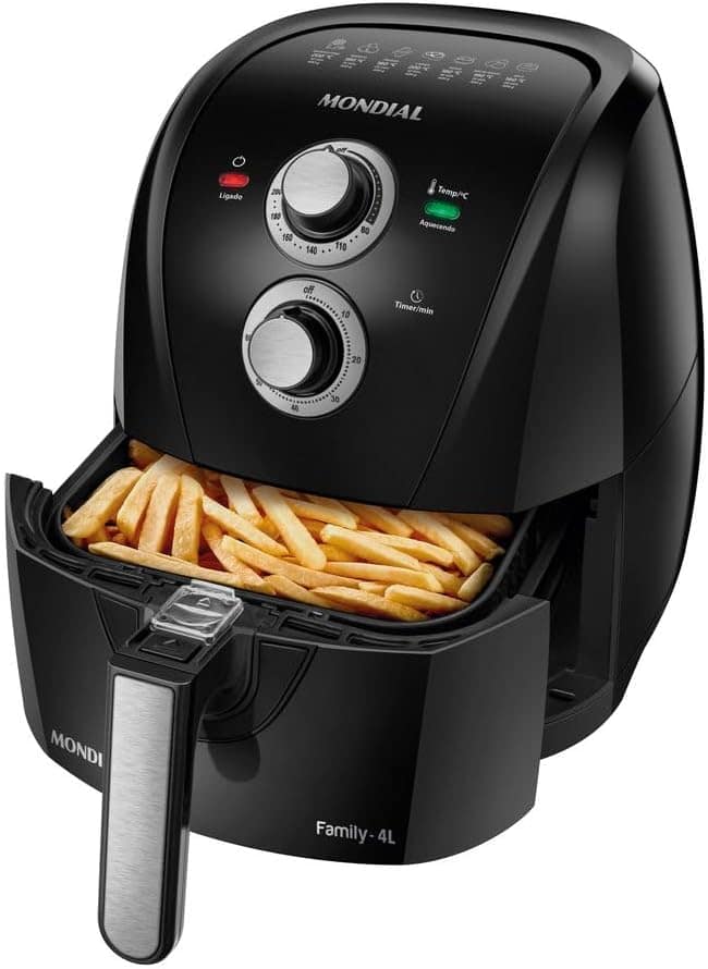 Fritadeira Sem Óleo Air Fryer 4 Litros AFN-40-LE Mondial AIR... | É bom mesmo? Descubra antes de comprar
