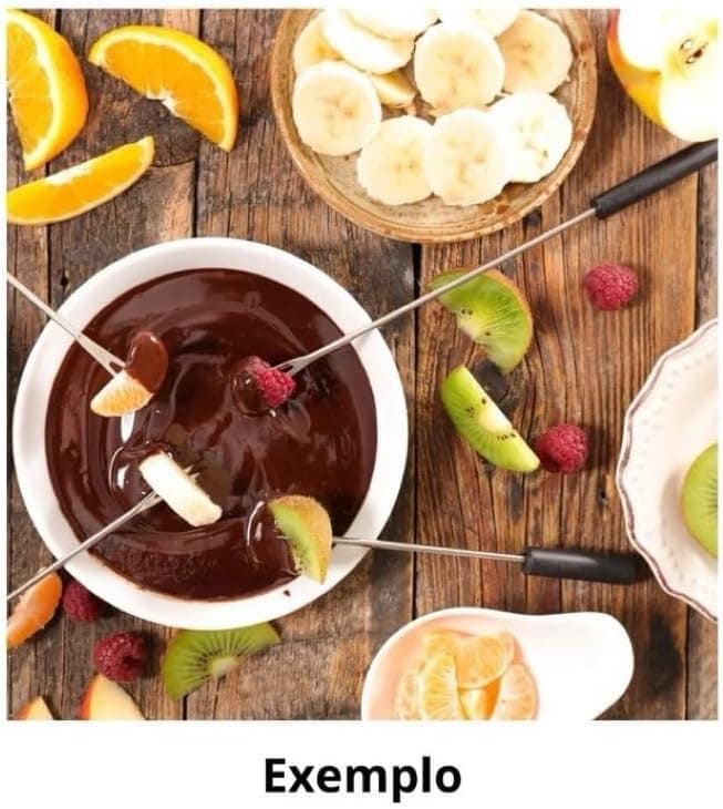 Panela De Fondue Com 11 Peças Em Inox Chocolate Queijo Quent... - Image 6
