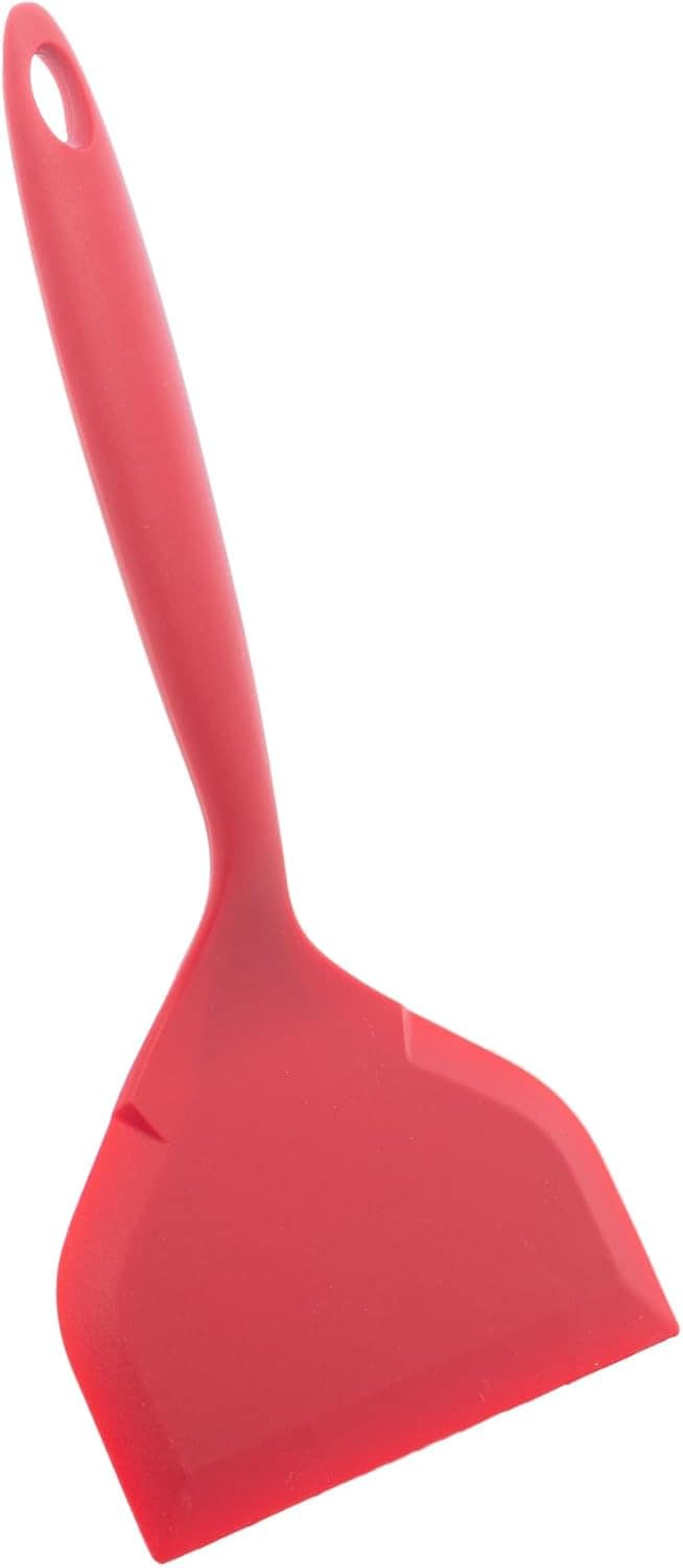 Espátula Larga de Silicone Vermelha 26cm x 12cm - Lyor