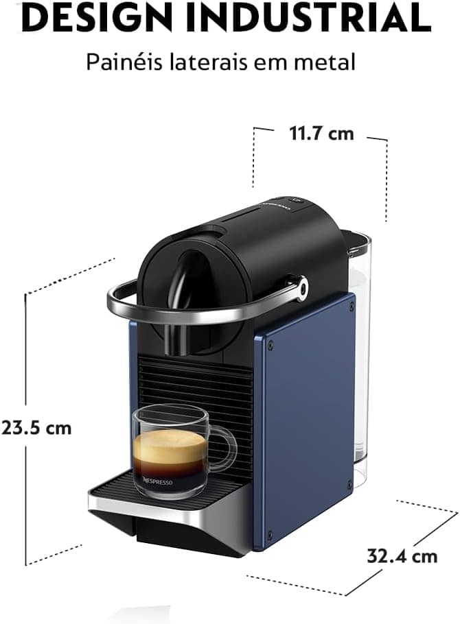 Cafeteira Nespresso Pixie Redesign Azul Escuro 110V - Image 5