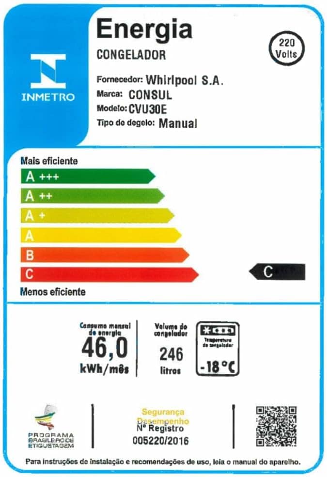 Freezer Vertical Consul 246 Litros - CVU30EB 220V - Image 5