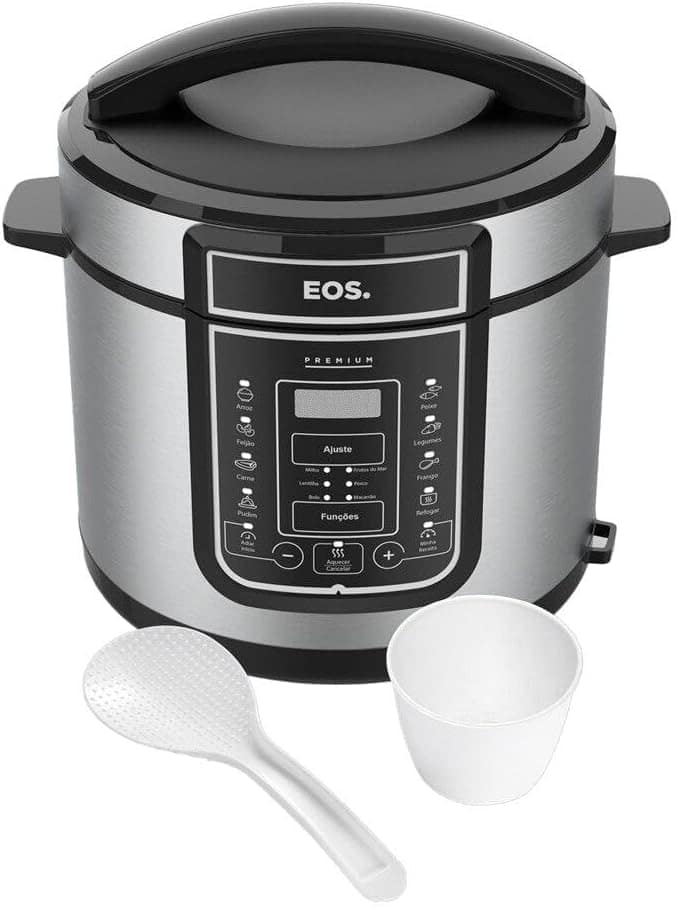 Panela de Pressão Elétrica 5 Litros Eos Multicooker Digital ... - Image 2