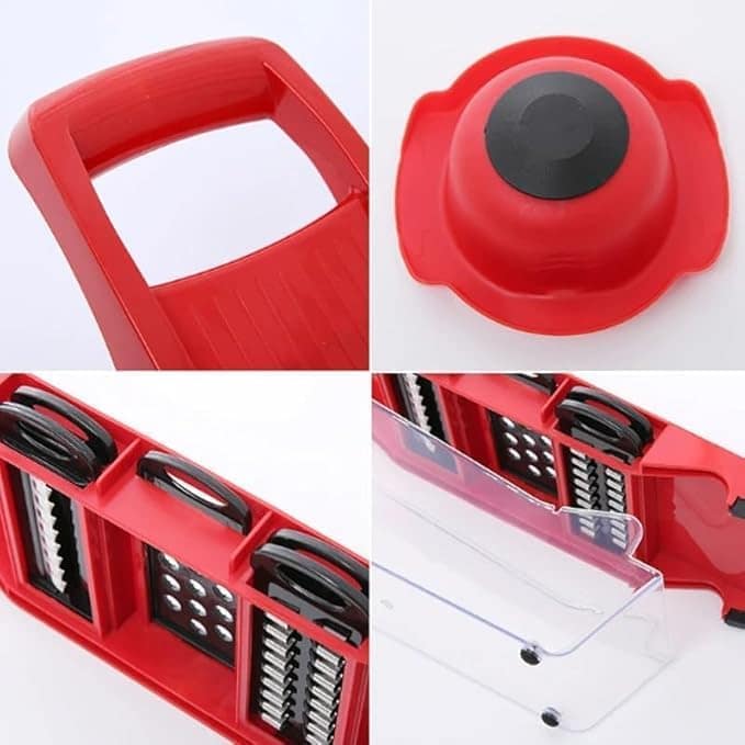 Ralador Mandolina Cortador de Legumes 6 em 1 - Fatiador e Ra... - Image 6