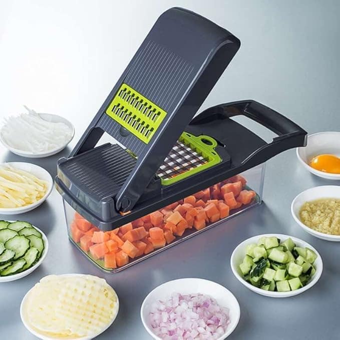 Cortador de Legumes Multifuncional 15 em 1, Cortador de Cebo... - Image 2
