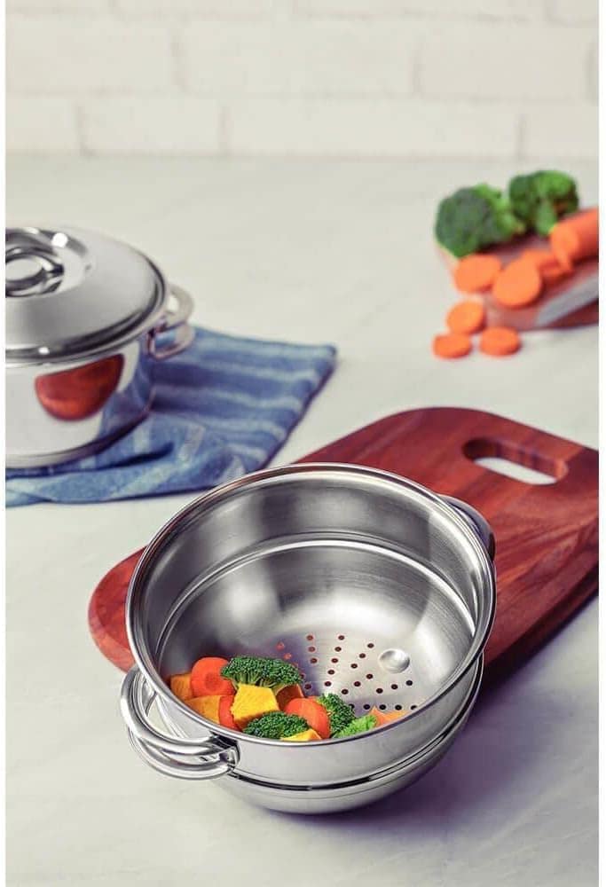 Cuscuzeira Fundo Triplo com Alças, Tramontina, Solar 6550030... - Image 5