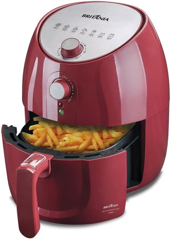 Britania Fritadeira Air Fry Bfr10Vi Verm/Inox 127V | É bom mesmo? Descubra antes de comprar - Image 4