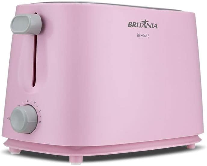 Torradeira Britânia BTR04RS 6 níveis de Tostagem 750W 127V
