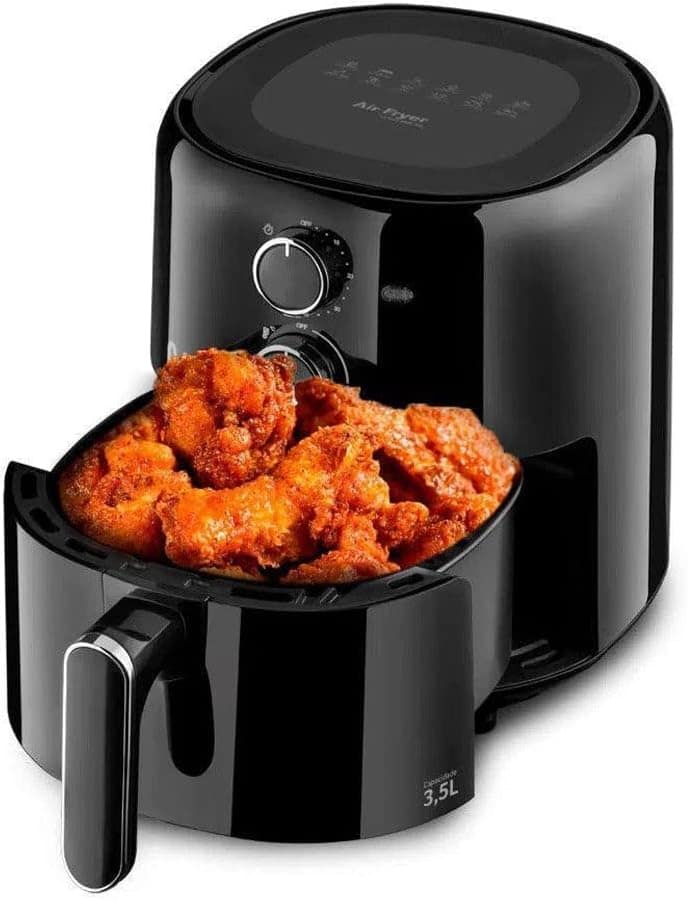 Fritadeira Elétrica Air Fryer 3,5L 1500W 220V Preto Multi - ... | É bom mesmo? Descubra antes de comprar - Image 4