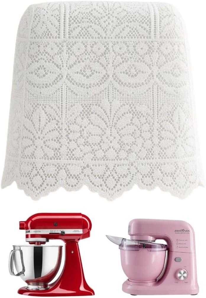 Capa P/Batedeira Planetária Renda Cozinha Poliéster - Image 4