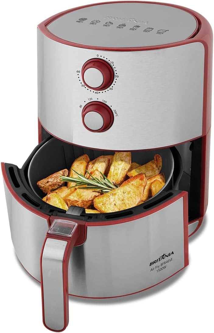 Fritadeira Air Fry Britânia BFR46VI Antiaderente 4,6L 1500W ... | É bom mesmo? Descubra antes de comprar - Image 6