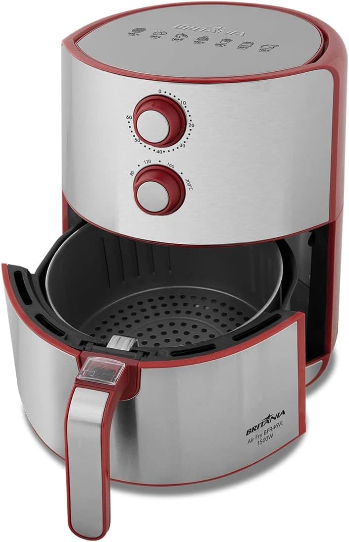 Fritadeira Air Fry Britânia BFR46VI Antiaderente 4,6L 1500W ... | É bom mesmo? Descubra antes de comprar - Image 5